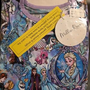 Frozen Themed Kids Nightgown - Blue and Purple